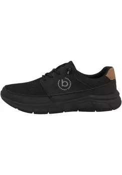 Низкие кеды bugatti, цвет black