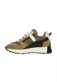 Низкие кеды Bullboxer, цвет brown/white