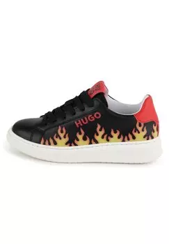 Низкие кеды HUGO Kids, цвет black