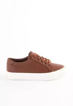 Низкие кеды Next, цвет tan brown