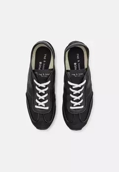 Низкие кеды Retro Runner Slim rag & bone, черные