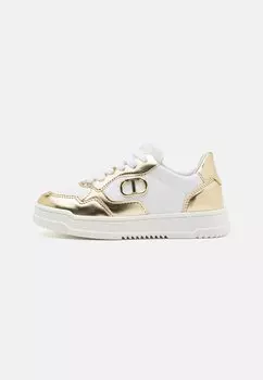 Низкие кеды TWINSET, цвет gold
