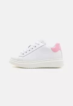 Низкие кеды TWINSET, цвет white/pink