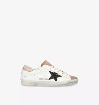 Низкие кожаные кроссовки Super star 12170 Golden Goose, мультиколор