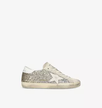 Низкие кожаные кроссовки Super star 55636 Golden Goose, мультиколор