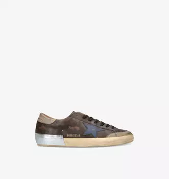 Низкие кожаные кроссовки Super-Star Golden Goose, мультиколор