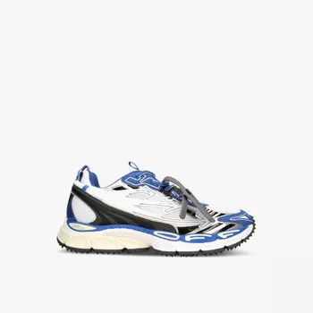 Низкие кроссовки Be right back из сетки и искусственной кожи Off-White C/O Virgil Abloh, синий