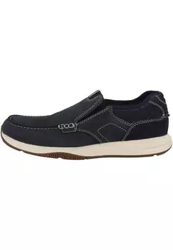 Низкие кроссовки Clarks, нубук темно-синий