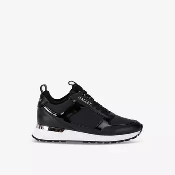 Низкие кроссовки Diver lite из кожи и сетки Mallet, черный