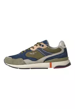 Низкие кроссовки LONDON PRO ADVANCE Pepe Jeans, хаки/зеленый