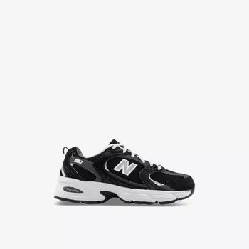 Низкие кроссовки Mr530 из кожи и сетки New Balance, черный