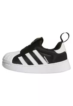 Низкие кроссовки Superstar 360 Unisex adidas Originals, цвет core black/ftwr white/gold met.