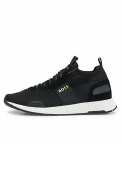 Низкие кроссовки TITANIUM RUNN KNST N BOSS, семёрка чёрная