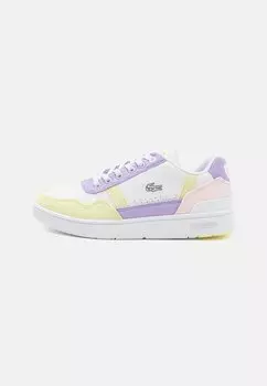Низкие кроссовки Unisex Lacoste, цвет white/pink