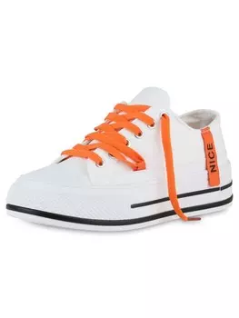 Низкие кроссовки VAN HILL Low Seraphine, цвет weiss orange