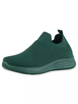 Низкие кроссовки VAN HILL Slip Ons Allison, зеленый
