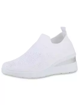 Низкие кроссовки VAN HILL Wedges Amelia, белый