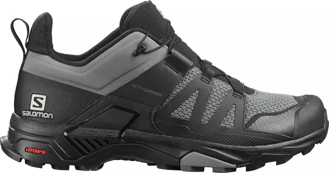 Низкие походные мужские кроссовки Salomon X Ultra 4, серый