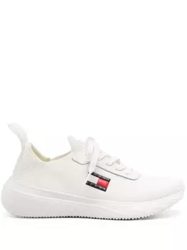 Низкие вязаные кеды Tommy Jeans, белый