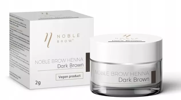 Noble Lashes, Хна для бровей, Темно-коричневый Project Lashes