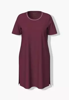 Ночная рубашка 2 PACK SHORT SLEEVE-DOT SOLID Ulla Popken, бордовый