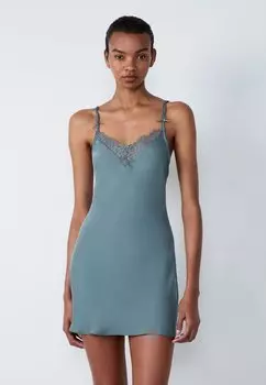 Ночная рубашка BRILLANCE Etam, сине-серый