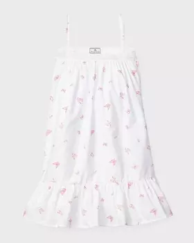 Ночная рубашка для девочки Butterflies Lily, размер 6M-14 Petite Plume