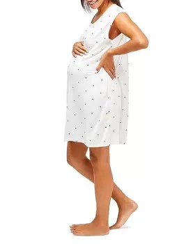Ночная рубашка для кормления Nom Maternity Clementine, белый