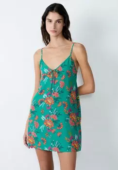 Ночная рубашка FIEGO Etam, зеленый