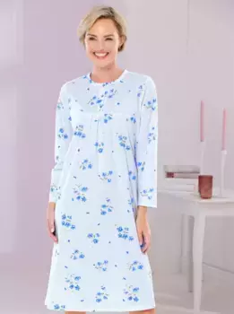 Ночная рубашка графини "ночная рубашка" Comtessa, голубой