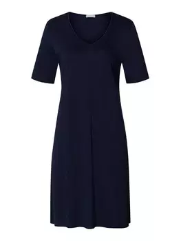 Ночная рубашка Hanro Cotton Silk, темно-синий