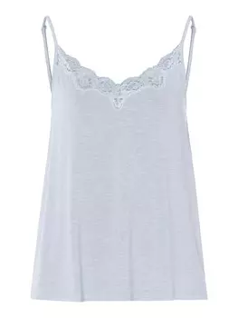 Ночная рубашка Hanro Pajama Natural Elegance, светло-голубой