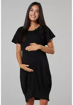 Ночная рубашка Happy Mama, черный