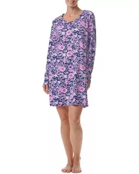 Ночная рубашка Karen Neuburger Plus Size Nightshirt With Lace, цвет Multi Floral