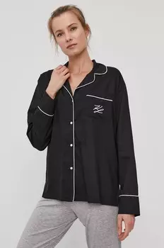 Ночная рубашка Karl Lagerfeld, черный