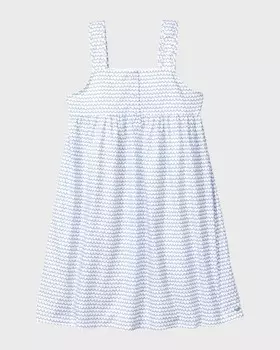 Ночная рубашка La Mer Charlotte для девочки, размер 6M-12 Petite Plume