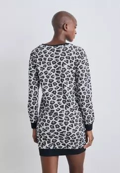 Ночная рубашка LEO NIGHTGOWN LASCANA, серый