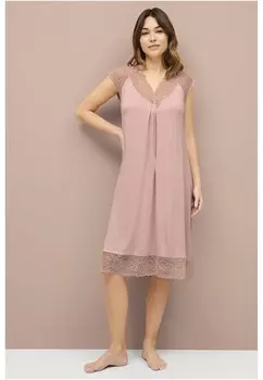 Ночная рубашка LIVIA Ellos Collection, розовый