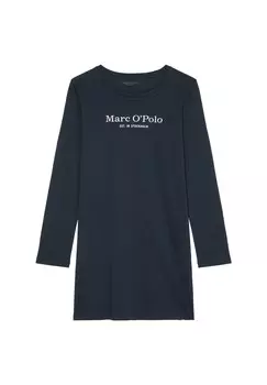 Ночная рубашка Mix & Match, хлопок Marc O'Polo, синий