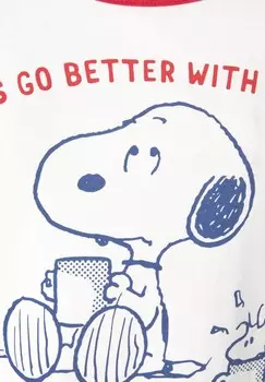 Ночная рубашка Peanuts, кремовый