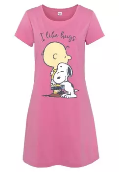Ночная рубашка Peanuts, розовый