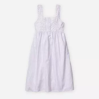 Ночная рубашка Petite plume charlotte из французского тика J.Crew, фиолетовый