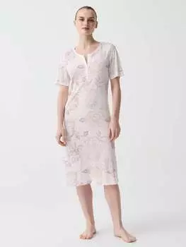 Ночная рубашка с цветочным узором Ovs, цвет baby pink
