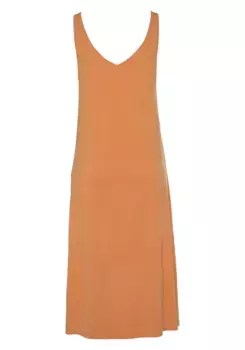 Ночная рубашка S.Oliver, длина макси, цвет Orange