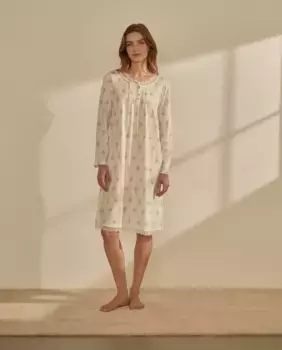 Ночная рубашка с планкой nfasis, белый