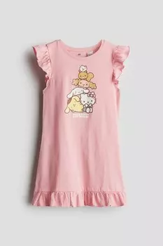 Ночная рубашка с принтом H&M, мультиколор