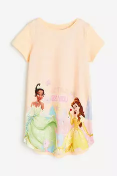 Ночная рубашка с принтом H&M, оранжевый