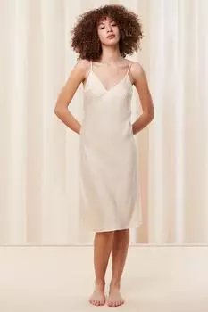 Ночная рубашка Silky Sensuality из лиоцелла на тонких бретелях Triumph, белый