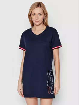 Ночная рубашка стандартного кроя Fila, синий