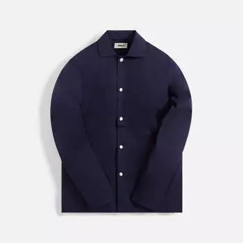 Ночная рубашка Tekla Poplin Pajama Shirt, цвет True Navy